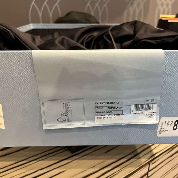 Prada high heel booties size 38. - Picture 10 of 12